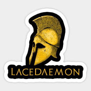 Lacedaemon Sparta Ancient Greek Antiquity History Sticker